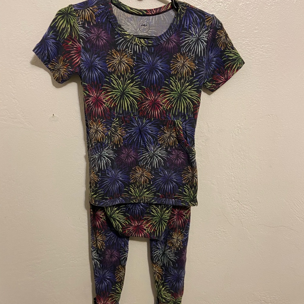 Ready Set Romper Vibrant Fireworks Baby Romper